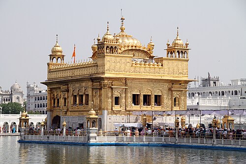 Golden Temple in Amritsar, Punjab, India. It is the spiritual capital of Sikhism