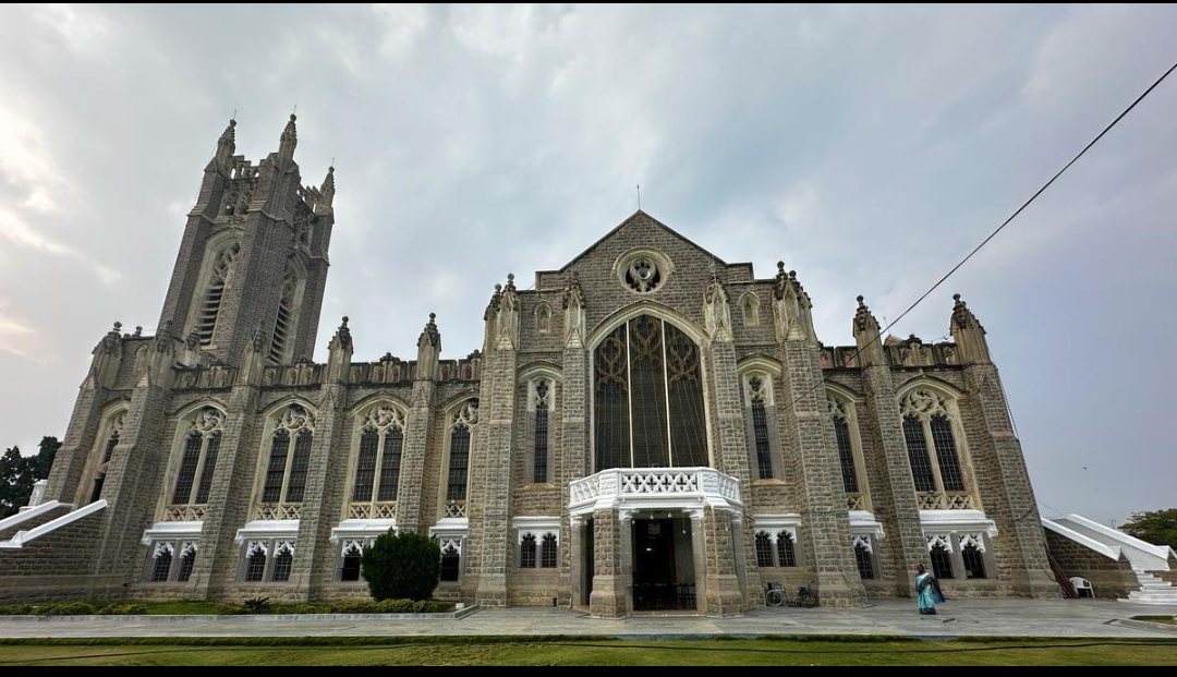 Medak Cathedral in Telangana, completed in 1924 and one of the major historic churches associated with the Protestant Christian heritage of South India.