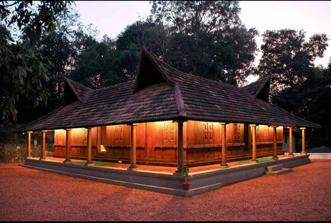 A traditional Kerala nalukettu-style household, representing the type of home historically associated with Variyam families and their temple-centred communities.