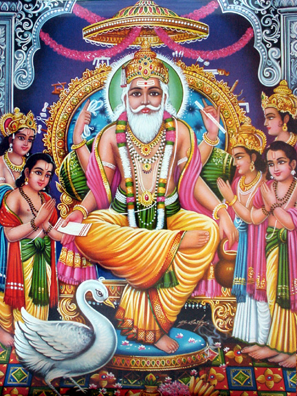 Vishvakarma as depicted in modern times