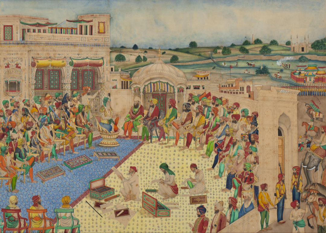 A portrait of Khushal Singh Jamadar is another strong option.
