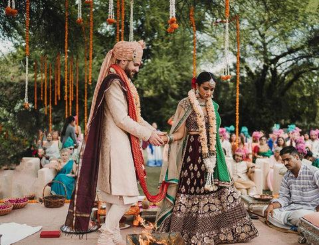 North Indian Hindu wedding/havan — for marriage traditions.