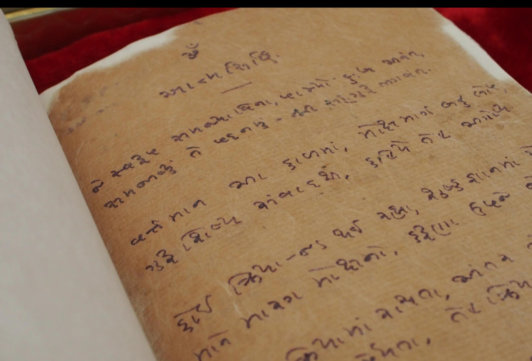 Gujarati, traditionally including Kathiawari speech, is the community's principal language.