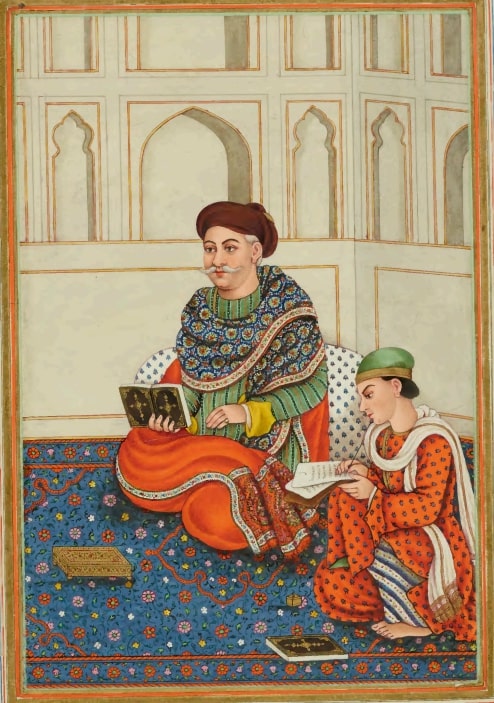 Khatri nobleman in Kitab-i Tasrih al-Aqvam by James Skinner (1778–1841)