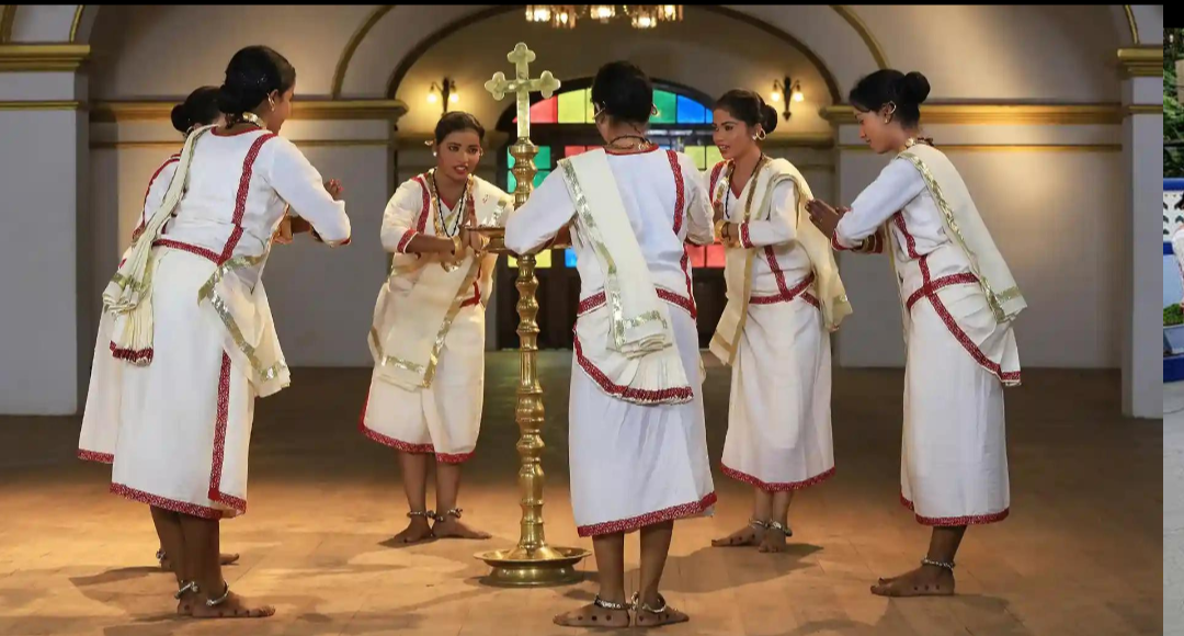 Margamkali — a traditional dance of the Nasrani community.