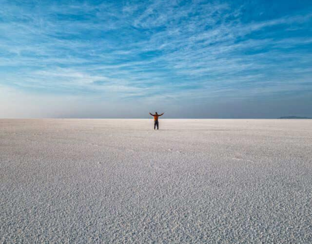The Rann of Kutch — Gujarat’s Vast Seasonal Salt Marsh.