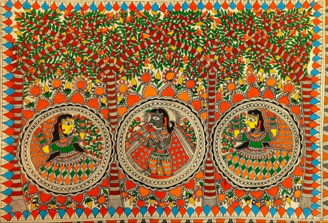 Madhubani Painting — The Visual Tradition of Mithila.