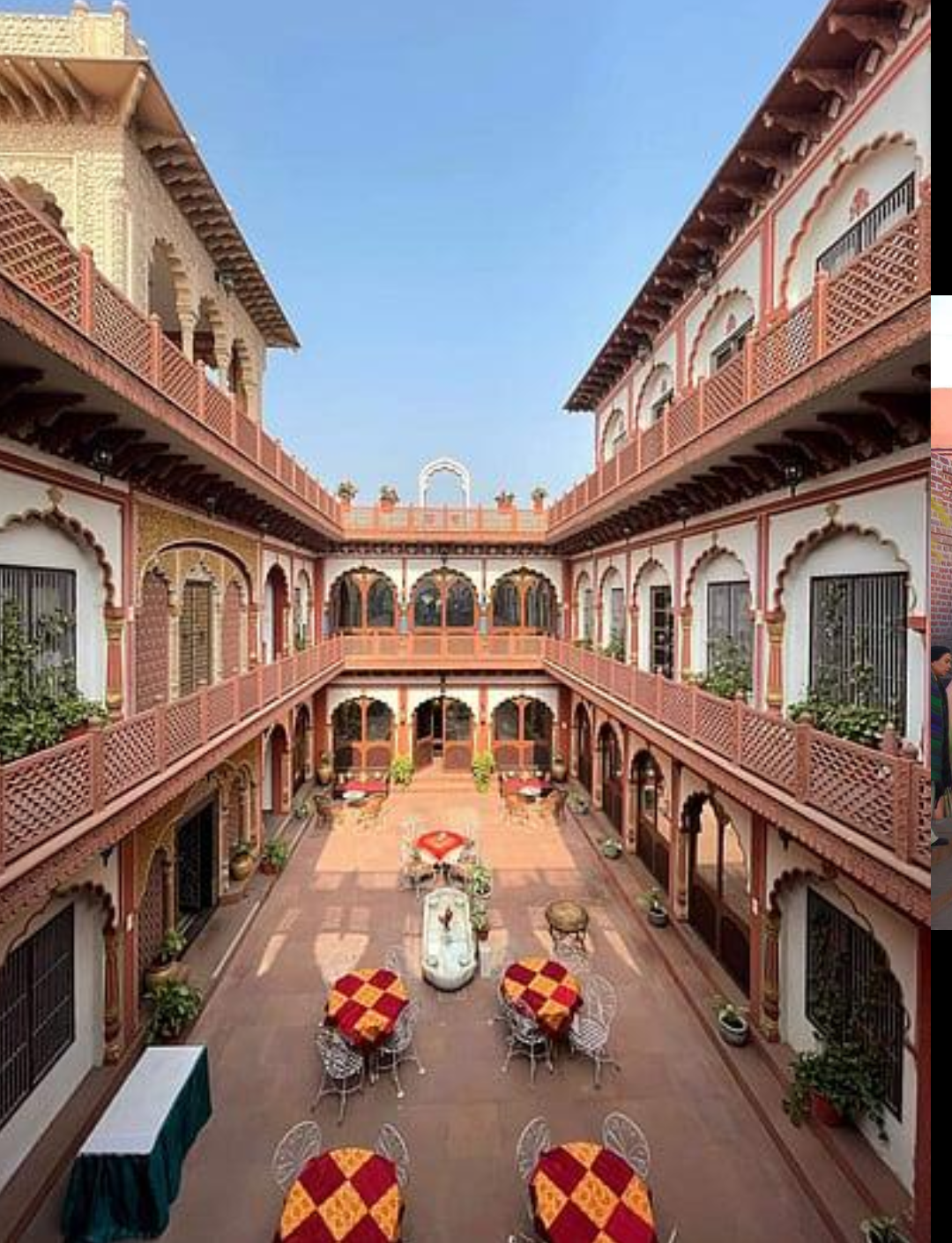 Traditional Punjabi havelis centred on courtyards, family life and agricultural work.