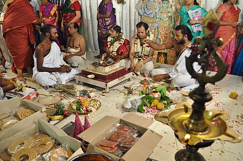 A Tamil Brahmin wedding ceremony
