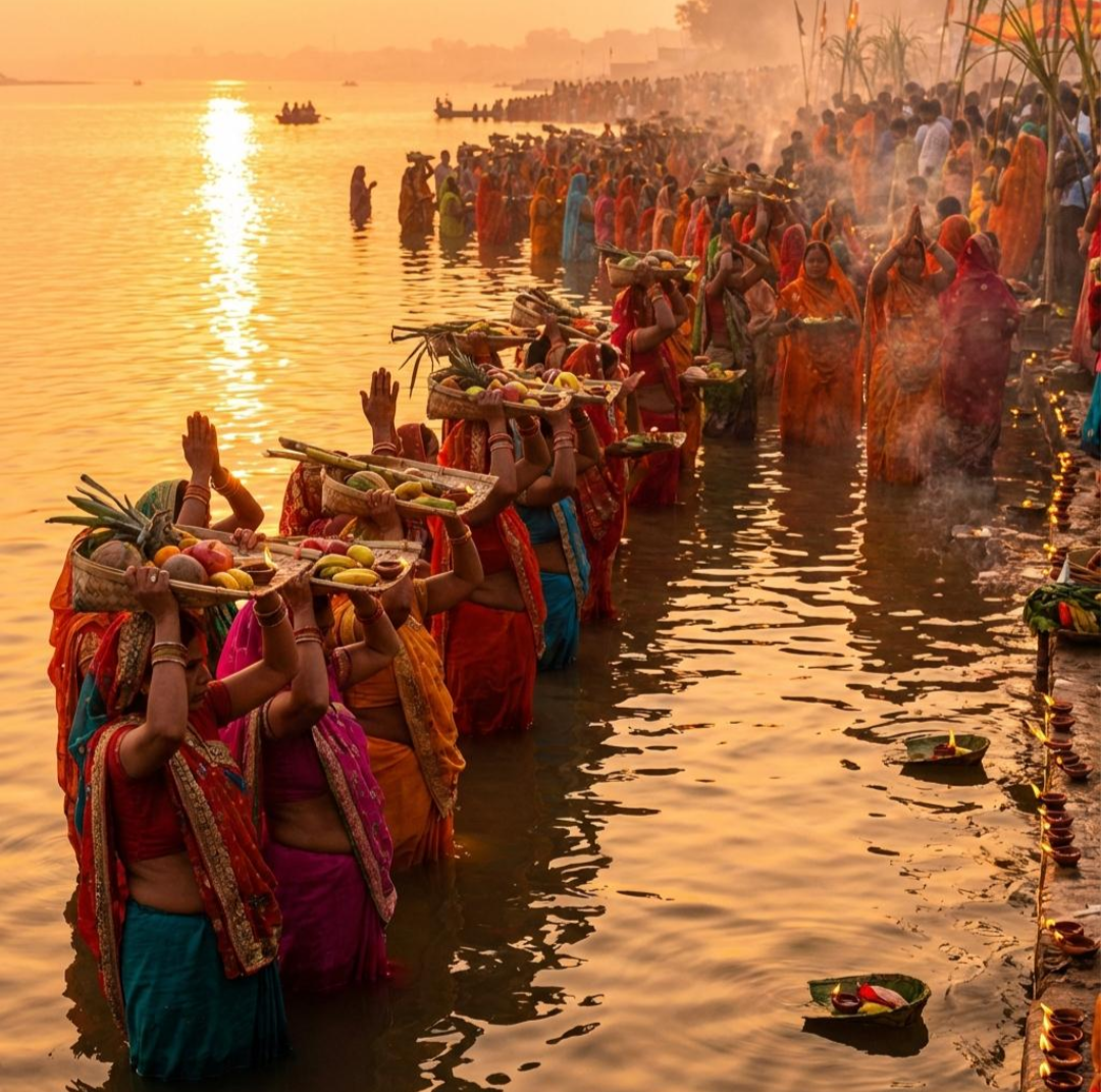 Chhath Puja, dedicated to Surya and Chhathi Maiya, is among the major festivals associated with Kushwaha communities in Bihar and eastern Uttar Pradesh.