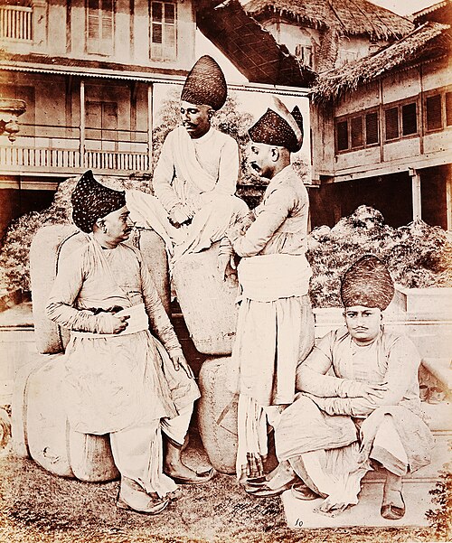 Bhatia men in western India (c. 1855-1862)