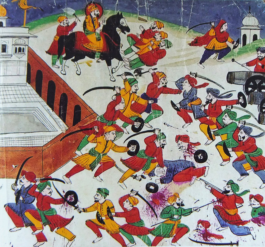 The Battle of Muktsar, in which 12% of known soldiers were Bhatias.