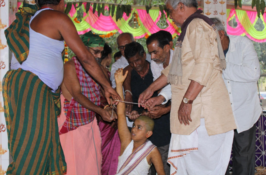 Upanayana / sacred thread ceremony