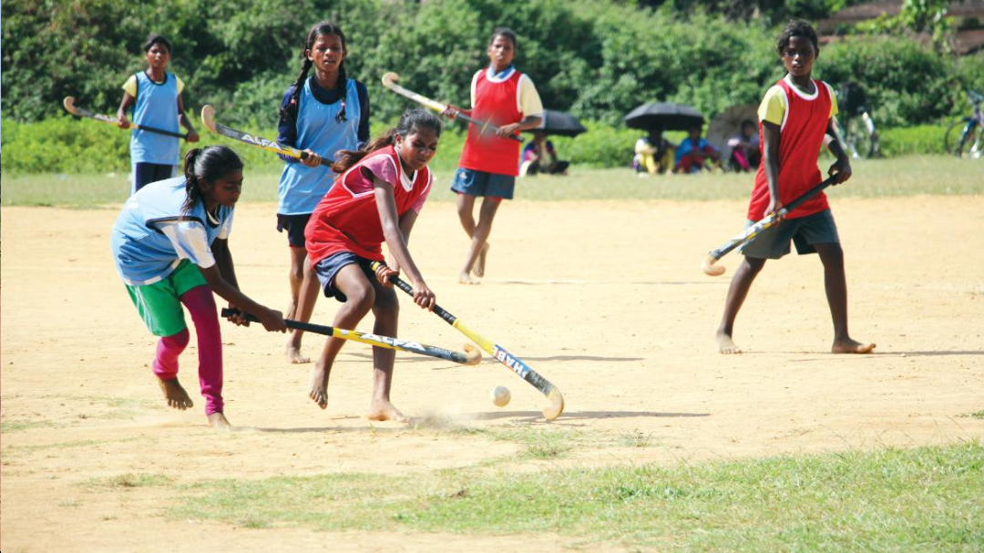 Village hockey in Khunti and Simdega, continuing the strong sporting tradition associated with the Munda community.