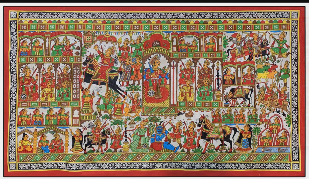 Pabuji ki Phad — the painted epic tradition surrounding the Rathore folk hero Pabuji.