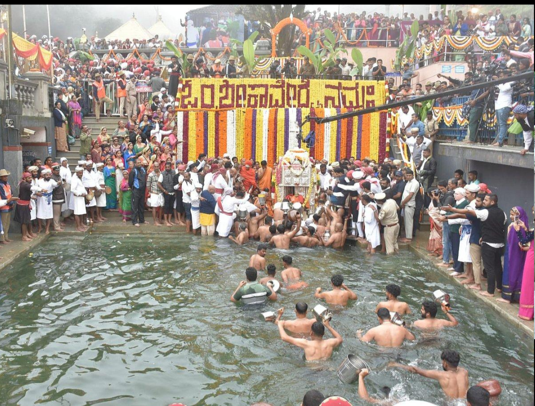 Talakaveri, the sacred source of the river Kaveri.